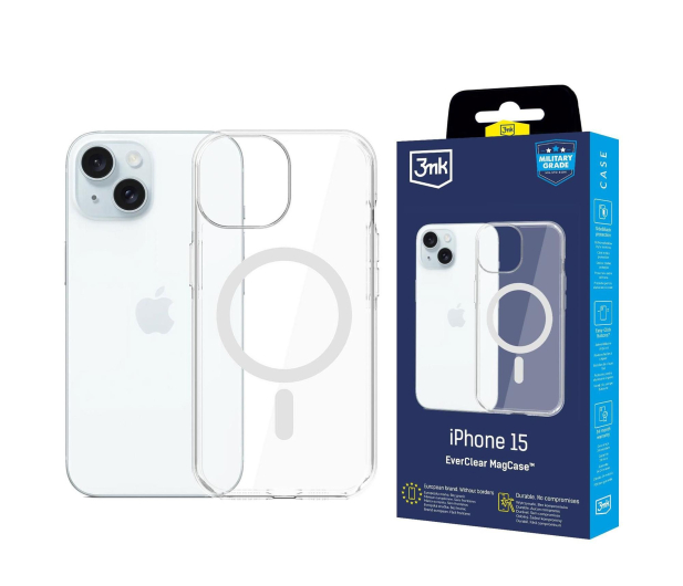3mk EverClear MagCase do iPhone 15 - 1344402 - zdjęcie